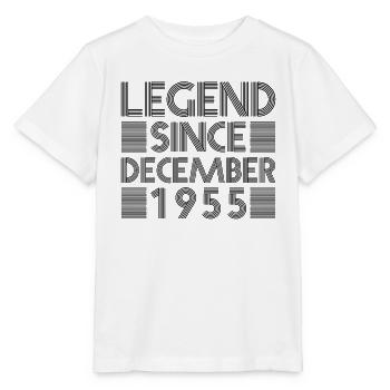 Legenden Geburtstag Dezember 1955 geboren Geschenk - Stanley/Stella Kinder T-Shirt MINI CREATOR  - Weiß - Vorne - Maike (125cm)