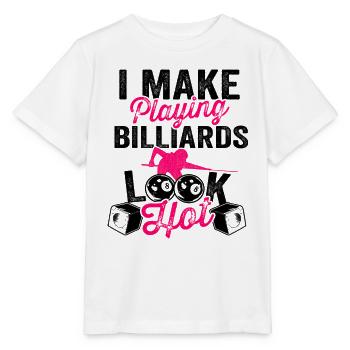Pocketologist Billard Billard 8 Ball - T-shirt bio MINI CREATOR Stanley/Stella Enfant - blanc - Devant - Maike (125cm)