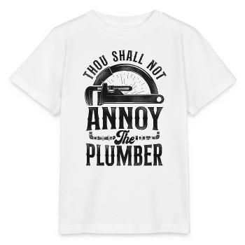 Plomberie Plombier Christian Vintage - T-shirt bio MINI CREATOR Stanley/Stella Enfant - blanc - Devant - Maike (125cm)