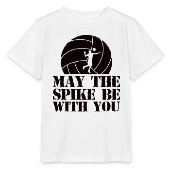 Volleyball Volley Aufschlag Volleyballspieler - Stanley/Stella Kinder T-Shirt MINI CREATOR  - Weiß - Vorne - Maike (125cm)