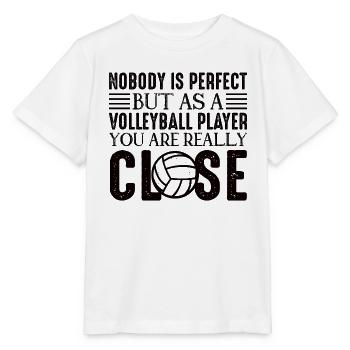 Volleyball Volley Aufschlag Volleyballspieler - Stanley/Stella Kinder T-Shirt MINI CREATOR  - Weiß - Vorne - Maike (125cm)