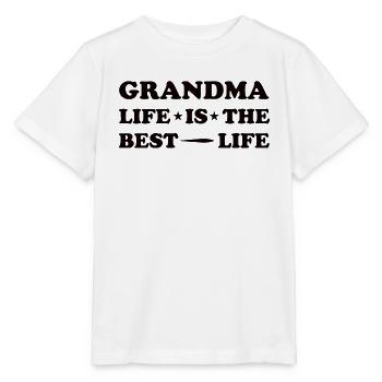 Grandma Pensioner Grandma Grandson Granddaughter Grandma - Stanley/Stella MINI CREATOR Kids’ T-Shirt - white - Front - Maike (125cm)