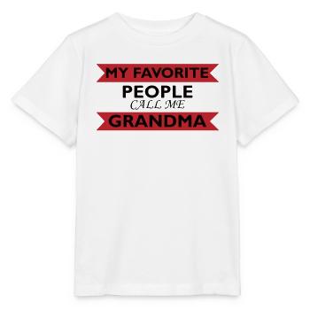 Grandma Pensioner Grandma Grandson Granddaughter Grandma - Stanley/Stella MINI CREATOR Kids’ T-Shirt - white - Front - Maike (125cm)