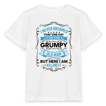 Opa Geschenkidee Opa weiß alles Spruch Großvater - Stanley/Stella Kinder T-Shirt MINI CREATOR  - Weiß - Vorne - Maike (125cm)