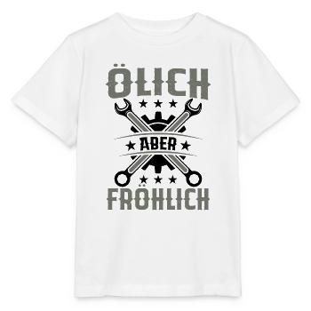 Ölich Aber Fröhlich - Stanley/Stella Kinder T-Shirt MINI CREATOR  - Weiß - Vorne - Maike (125cm)