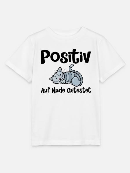 Positiv Auf Müde Getestet - Stanley/Stella Kinder T-Shirt MINI CREATOR - Weiß