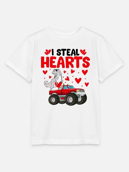 Ich stehle Herzen - Stanley/Stella Kinder T-Shirt MINI CREATOR - Weiß