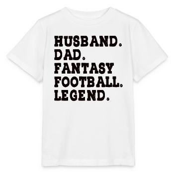 Fantasy Football Father Husband Fantasy Woman - Stanley/Stella MINI CREATOR Kids’ T-Shirt - white - Front - Maike (125cm)