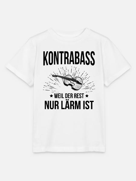 Kontrabass Kontrabassspieler Kontrabassist - Stanley/Stella Kinder T-Shirt MINI CREATOR - Weiß
