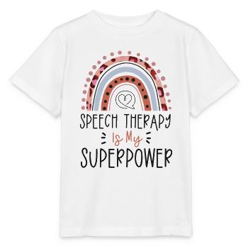 Speech Therapist Therapy Assistant - Stanley/Stella Kinder T-Shirt MINI CREATOR  - Weiß - Vorne - Maike (125cm)