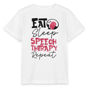 Speech Therapist Therapy Assistant - Stanley/Stella Kinder T-Shirt MINI CREATOR  - Weiß - Vorne - Maike (125cm)