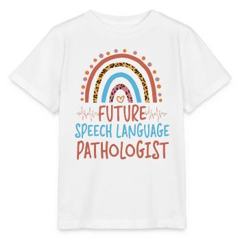 Speech Therapist Therapy Assistant - Stanley/Stella Kinder T-Shirt MINI CREATOR  - Weiß - Vorne - Maike (125cm)