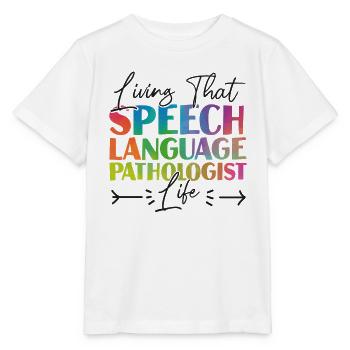 Speech Therapist Therapy Assistant - Stanley/Stella Kinder T-Shirt MINI CREATOR  - Weiß - Vorne - Maike (125cm)