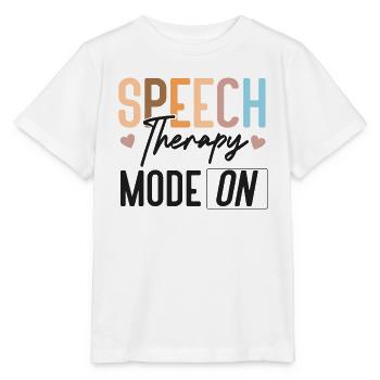 Speech Therapist Therapy Assistant - Stanley/Stella Kinder T-Shirt MINI CREATOR  - Weiß - Vorne - Maike (125cm)