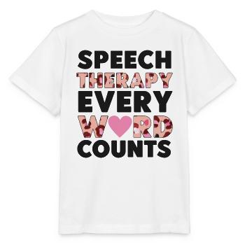 Speech Therapist Therapy Assistant - Stanley/Stella Kinder T-Shirt MINI CREATOR  - Weiß - Vorne - Maike (125cm)