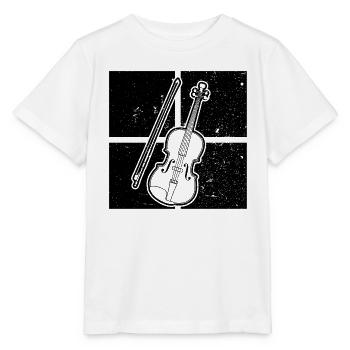 Violin Violinist Violinist - Stanley/Stella MINI CREATOR Kids’ T-Shirt - white - Front - Maike (125cm)