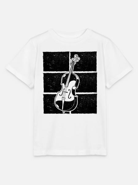 Cello Cellospieler Cellist - Stanley/Stella Kinder T-Shirt MINI CREATOR  - Weiß