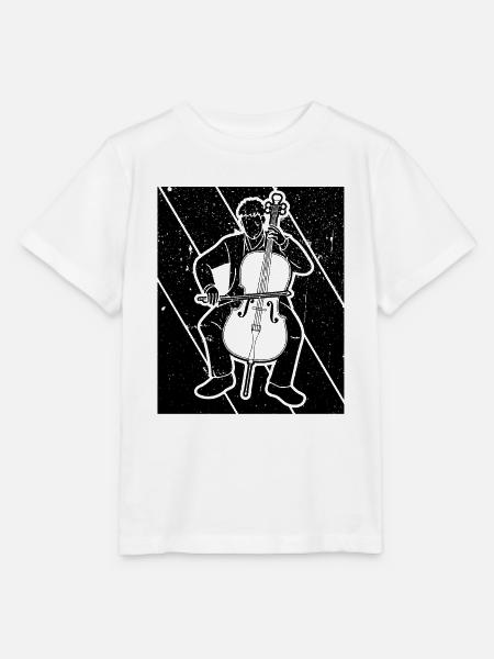 Cello Cellospieler Cellist - Stanley/Stella Kinder T-Shirt MINI CREATOR  - Weiß