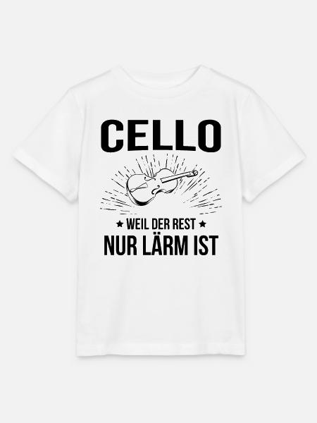 Cello Cellospieler Cellist - Stanley/Stella Kinder T-Shirt MINI CREATOR - Weiß