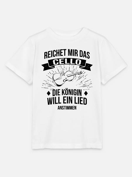 Cello Cellospieler Cellist - Stanley/Stella Kinder T-Shirt MINI CREATOR - Weiß