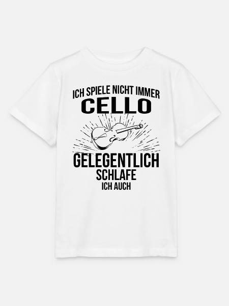 Cello Cellospieler Cellist - Stanley/Stella Kinder T-Shirt MINI CREATOR  - Weiß