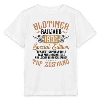 Geburtstag - Oldtimer 1956 - Stanley/Stella Kinder T-Shirt MINI CREATOR  - Weiß - Vorne - Maike (125cm)