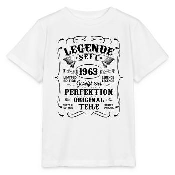Legende seit 1963 - Stanley/Stella Kinder T-Shirt MINI CREATOR  - Weiß - Vorne - Maike (125cm)