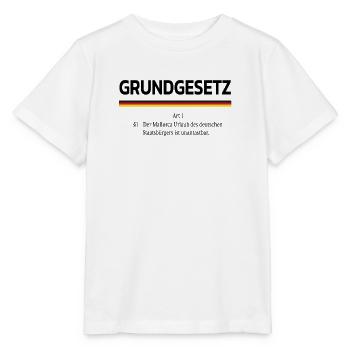 Lustiges Satire Grundgesetz Mallorca Urlaub - Stanley/Stella Kinder T-Shirt MINI CREATOR  - Weiß - Vorne - Maike (125cm)