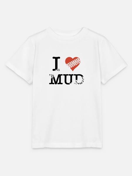 Ich liebe Schlamm - Stanley/Stella Kinder T-Shirt MINI CREATOR  - Weiß