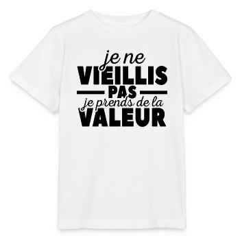 Cadeaux D'anniversaire Pour Fêter Son Année - T-shirt bio MINI CREATOR Stanley/Stella Enfant - blanc - Devant - Maike (125cm)
