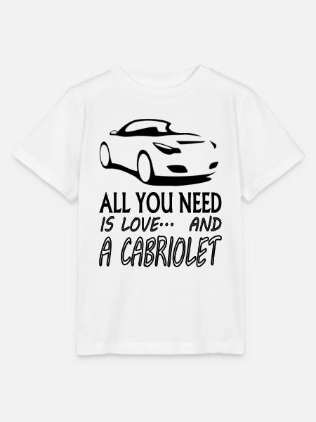 Cabrio fahren Cabriolet fahren Autofahrer Geschenk - Stanley/Stella Kinder T-Shirt MINI CREATOR - Weiß
