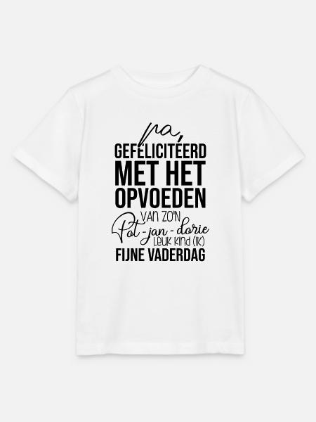 Vaderdagcadeau - Stanley/Stella Kinder T-Shirt MINI CREATOR - Weiß