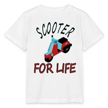 Scooter Rider Scooter Riding Two-Wheeler Idée cadeau - T-shirt bio MINI CREATOR Stanley/Stella Enfant - blanc - Devant - Maike (125cm)