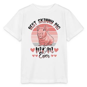 hairless guinea pig, skinny pig, - Stanley/Stella MINI CREATOR Kids’ T-Shirt - white - Front - Maike (125cm)