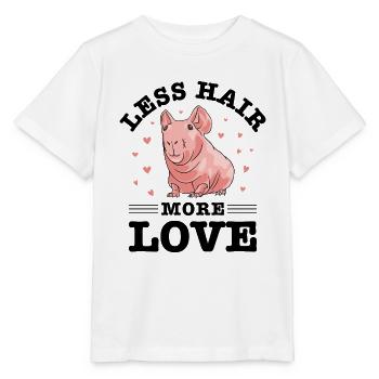 hairless guinea pig, skinny pig, - Stanley/Stella MINI CREATOR Kids’ T-Shirt - white - Front - Maike (125cm)