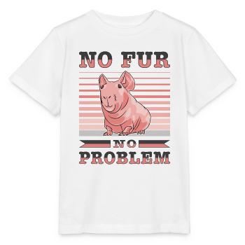hairless guinea pig, skinny pig, - Stanley/Stella MINI CREATOR Kids’ T-Shirt - white - Front - Maike (125cm)