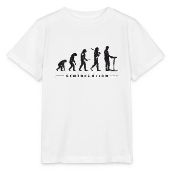 Synthelution - synthétiseur synthé analogique - - T-shirt bio MINI CREATOR Stanley/Stella Enfant - blanc - Devant - Maike (125cm)