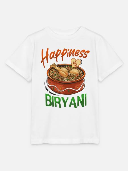 Indisches Essen, Feinschmecker, Biryani-liebhaber, - Stanley/Stella Kinder T-Shirt MINI CREATOR  - Weiß