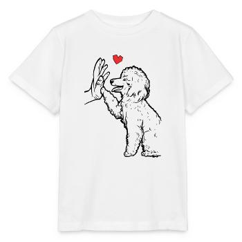 Poodle Cute Poodle Love Poodle - Stanley/Stella MINI CREATOR Kids’ T-Shirt - white - Front - Maike (125cm)