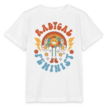 Feminist Radical Feminist - Stanley/Stella Kinder T-Shirt MINI CREATOR  - Weiß - Vorne - Maike (125cm)