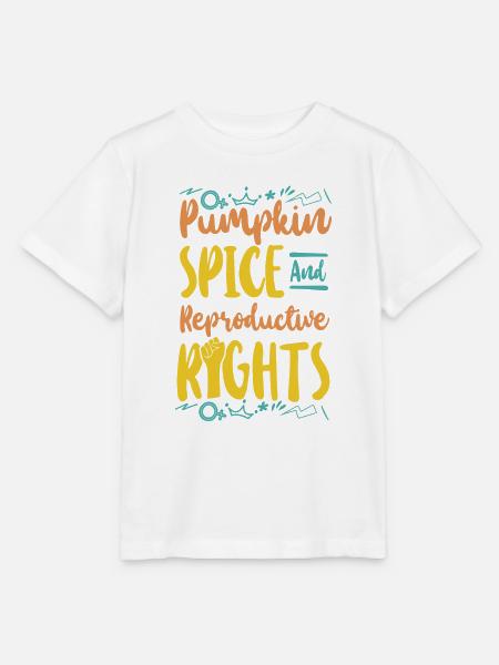 Feminist Pumpkin Spice & - Stanley/Stella Kinder T-Shirt MINI CREATOR - Weiß