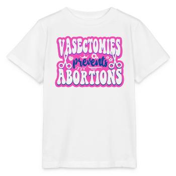 Feminist Vasectomies Prevents - Stanley/Stella MINI CREATOR Kids’ T-Shirt - white - Front - Maike (125cm)