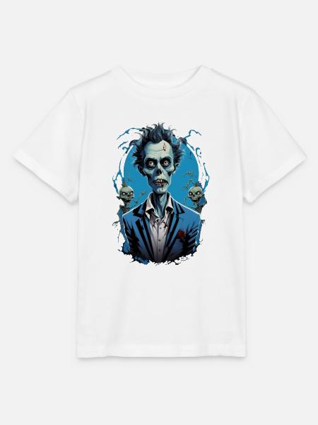 ZOMBIE im Kostüm 6 - Stanley/Stella Kinder T-Shirt MINI CREATOR  - Weiß