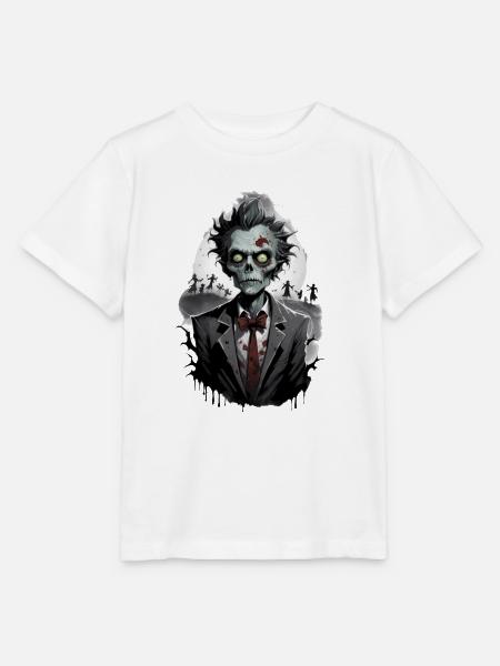 ZOMBIE im Kostüm 9 - Stanley/Stella Kinder T-Shirt MINI CREATOR - Weiß