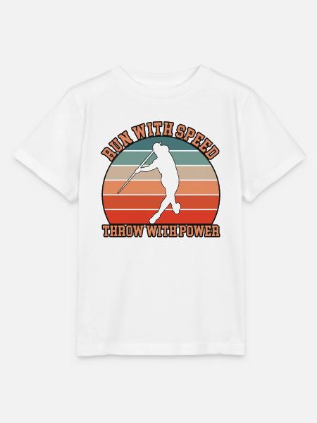 Speerwerfer Design - Stanley/Stella Kinder T-Shirt MINI CREATOR  - Weiß