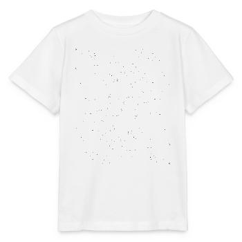 Farbspritzer Distressed Overlay schwarz - Stanley/Stella Kinder T-Shirt MINI CREATOR  - Weiß - Vorne - Maike (125cm)