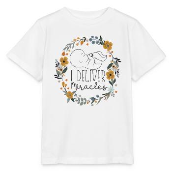 LD Labour And Delivery Nurse - Stanley/Stella MINI CREATOR Kids’ T-Shirt - white - Front - Maike (125cm)