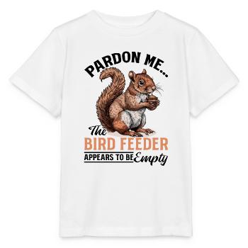 Funny Squirrel Animal Pardon Me - Stanley/Stella MINI CREATOR Kids’ T-Shirt - white - Front - Maike (125cm)