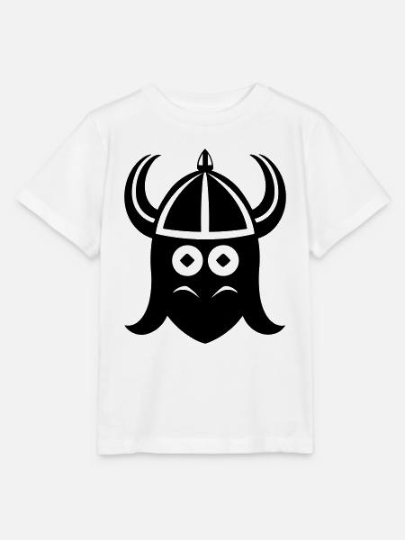 Wikingerhelm Krieger - Stanley/Stella Kinder T-Shirt MINI CREATOR  - Weiß