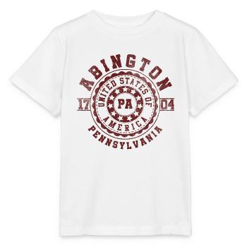 Abington, Pennsylvanie | Pennsylvanie - & Cadeau - T-shirt bio MINI CREATOR Stanley/Stella Enfant - blanc - Devant - Maike (125cm)